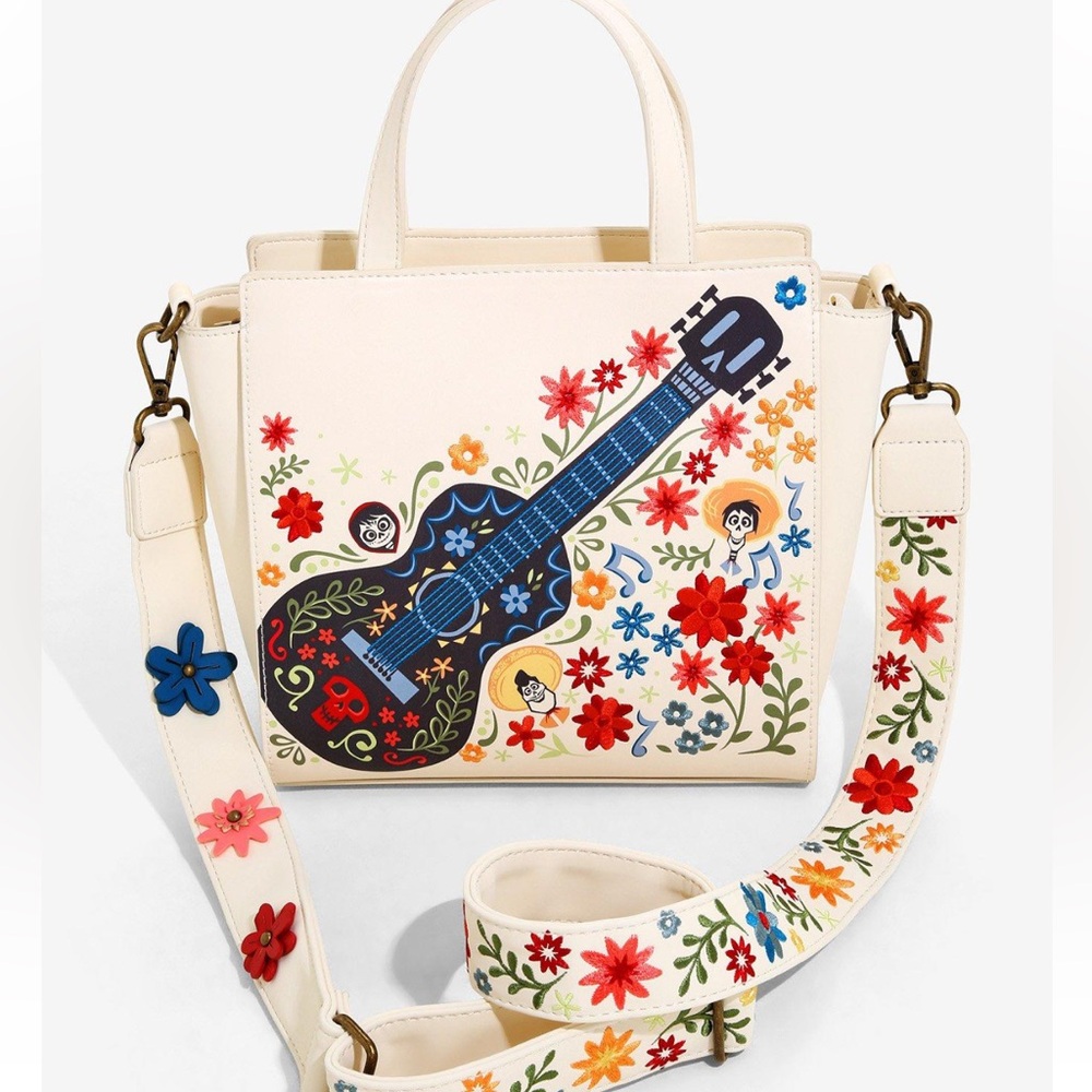 Loungefly Disney Pixar Exclusive Coco Floral Handbag